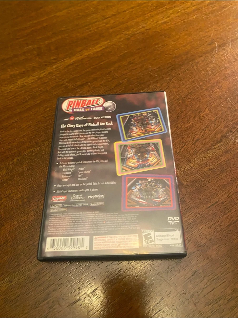 PlayStation 2 Pinball Hall of Fame - The Williams Collection (Black/Red)